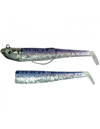 Комплект от Две тела с Джиг глава и Кука GT-Bio Roller Shad Combo - Blue Shiner