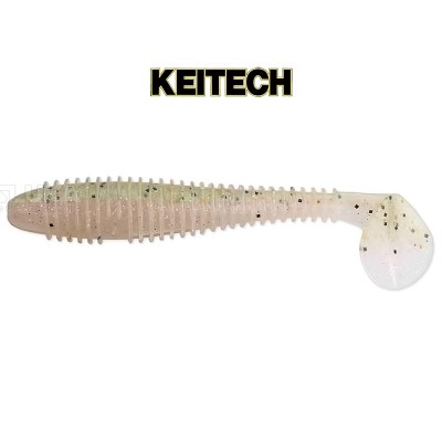Силиконови примамки в пакет Keitech Swing Impact 6.3см, 10 бр., цвят 482 Ghost Rainbow