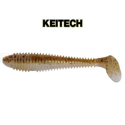 Силиконови примамки в пакет Keitech Swing Impact 6.3см, 10 бр., цвят LT22 Mat Wakasagi