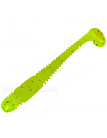 Комплект от 10 броя силиконови примамки Ryuji ToGo 5см, цвят Green Glow