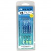 V8 Salt Series 80мм/5.5г, Blue Glitter Комплект от 5 силиконови примамки и 3 джиг глави Ryuji V8 Salt Series 80мм/5.5г, Blue Glitter