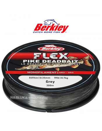 Монофилно влакно Berkley Flex Pike Deadbait - Grey - 300м