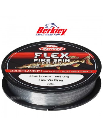 Влакно за спининг Berkley Flex Pike Spin - Low Vis Grey - 300м