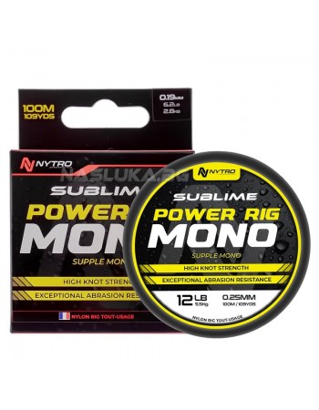 Монофилно влакно Nytro Sublime Power Rig Mono - 100м
