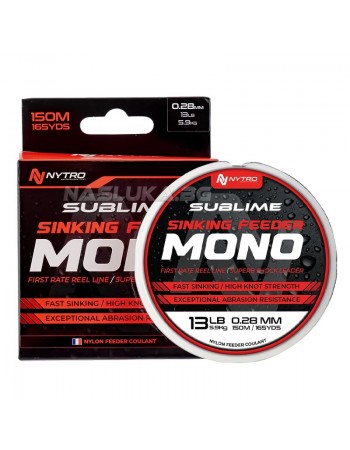 Бързопотъващо монофилно влакно за фидер Nytro Sublime Sinking Feeder Mono 150м