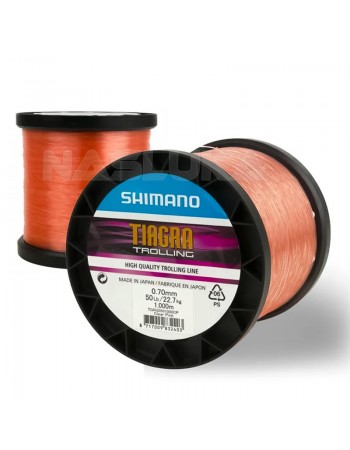 Влакно за морски риболов Shimano Tiagra Trolling 1000м - Clear Pink