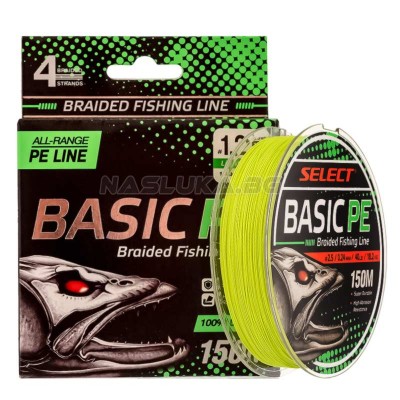 Плетено влакно за спининг риболов Select Basic PE 4X Light Green - 150м