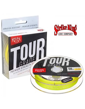 Плетено влакно за спининг риболов Strike King Tour Grade - Yellow