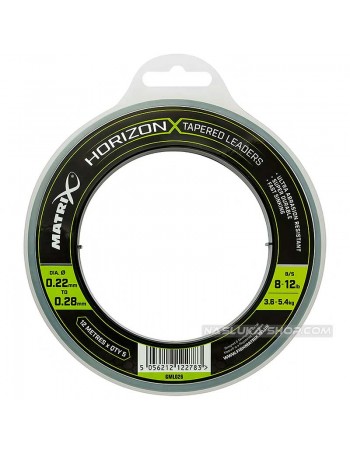 Конусни шок-лидери за фидер Matrix Horizon Tapered Leaders - 5 x 12м