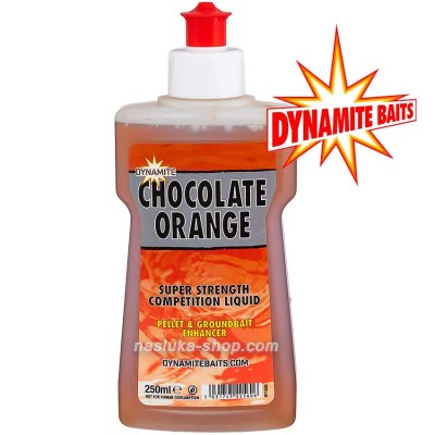 DB XL Liquid Chocolate Orange Течна добавка атрактант Dynamite Baits XL Liquid Chocolate-Orange - Шоколад и Портокал