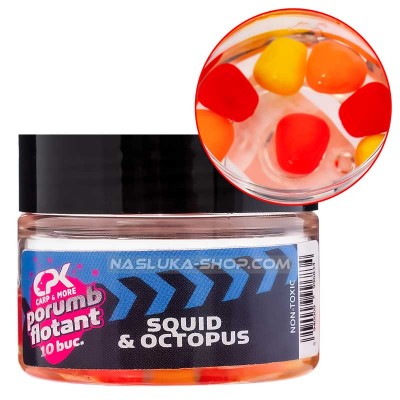 Плуваща силиконова царевица в дип CPK - Squid-Octopus