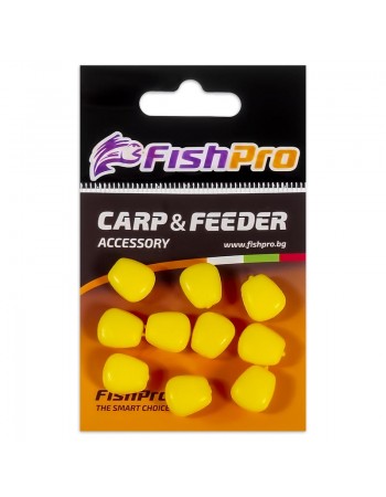 Плаваща силиконова царевица FishPro Real Corn