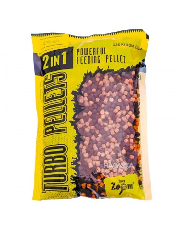 Пелети Carp Zoom Turbo Pellets 2in1 - Chocolate-Orange / Шоколад-Портокал