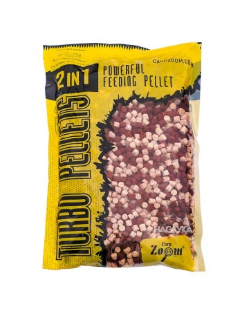 Пелети Carp Zoom Turbo Pellets 2in1 - Spice-Garlic / Люто-Чесън
