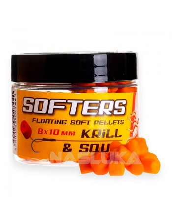 Меки плаващи пелети Madix Softers 8х10мм - Krill & Squid