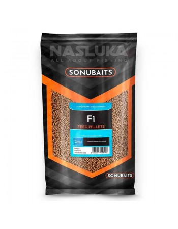 Пелети за фидер Sonubaits Feed Pellets 2мм, 900г, F1