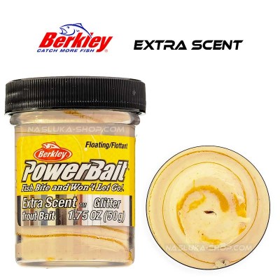 Berkley Extra Scent Glitter Gold Vein Плаваща паста за пъстърва Berkley Extra Scent Glitter - Gold Vein
