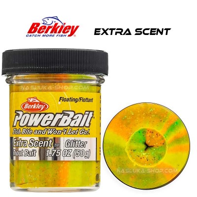 Berkley Extra Scent Glitter Rainbow Плаваща паста за пъстърва Berkley Extra Scent Glitter - Rainbow