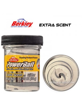 Плаваща паста за пъстърва Berkley Extra Scent Glitter - Silver Vein