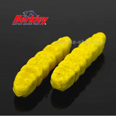Силиконова ароматизирана камола Berkley Gulp HoneyWorm - Honey Yellow