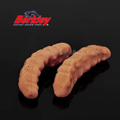 Ароматизирана камола Berkley Gulp HoneyWorm 3.3см, 18 бр., Natural