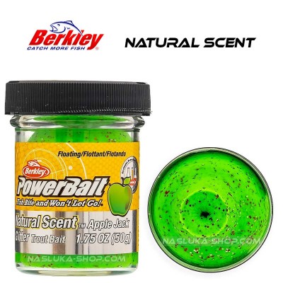 Berkley Apple Jack Плаваща паста за пъстърва Berkley Natural Scent Glitter - Apple Jack