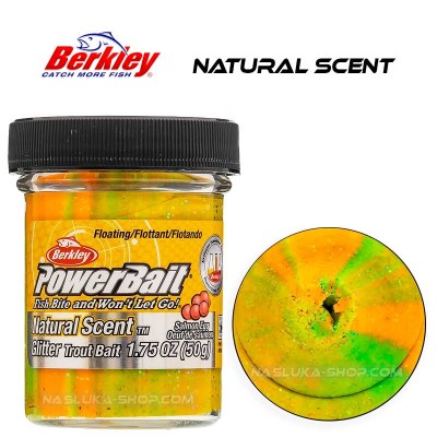 Berkley Salmon Eggs Rainbow Плаваща паста за пъстърва Berkley Natural Scent Glitter - Salmon Eggs - Rainbow