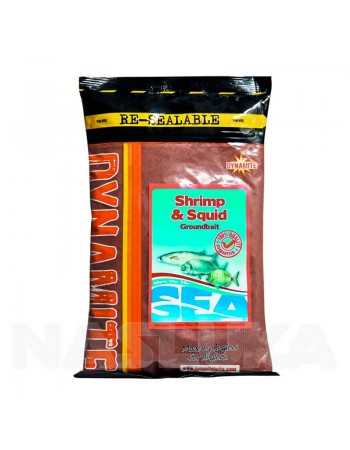 Захранка за морски риболов Dynamite Baits Sea Groundbait Shrimp & Squid - 1.0кг