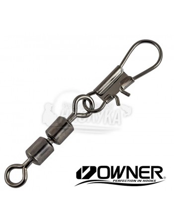 Вирбели с карабина Owner Inter Lock Crane Swivel