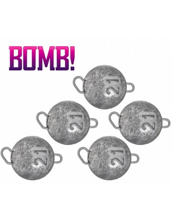 Джиг глави - чебурашки Bomb - 5 броя